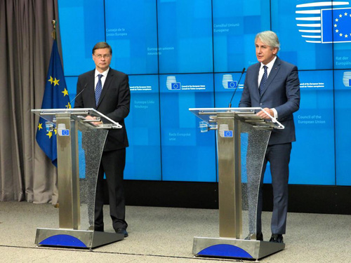 13. Ministrul Finanțelor Publice, Eugen Teodorovici, a prezidat prima ședință a Consiliului Afacerilor Europene și Financiare - 22 ian. 2019